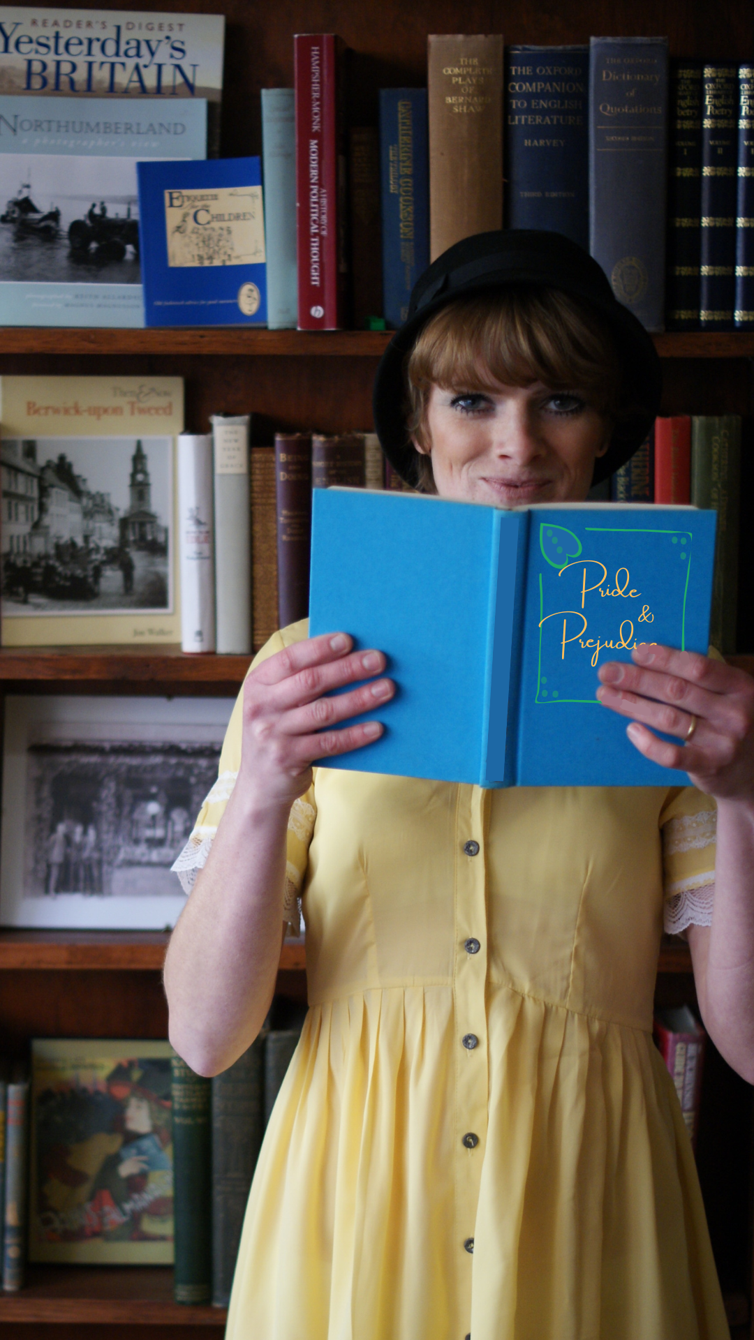 Anna reading pride and prejudice